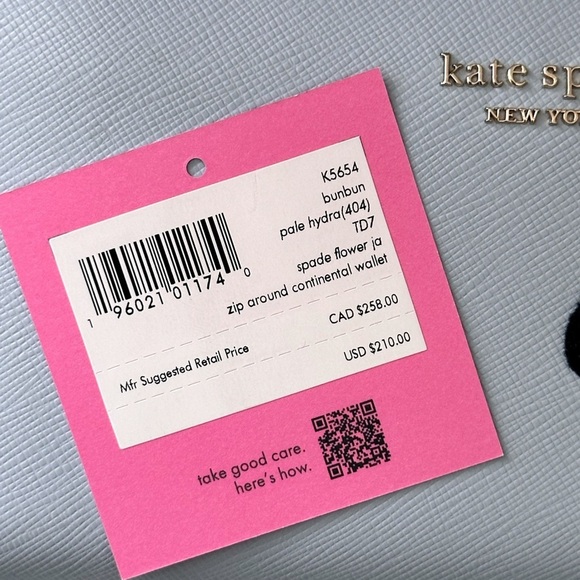 Kate Spade New York BunBun Bunny Zip Around Continental Wallet NWT - Picture 11 of 11